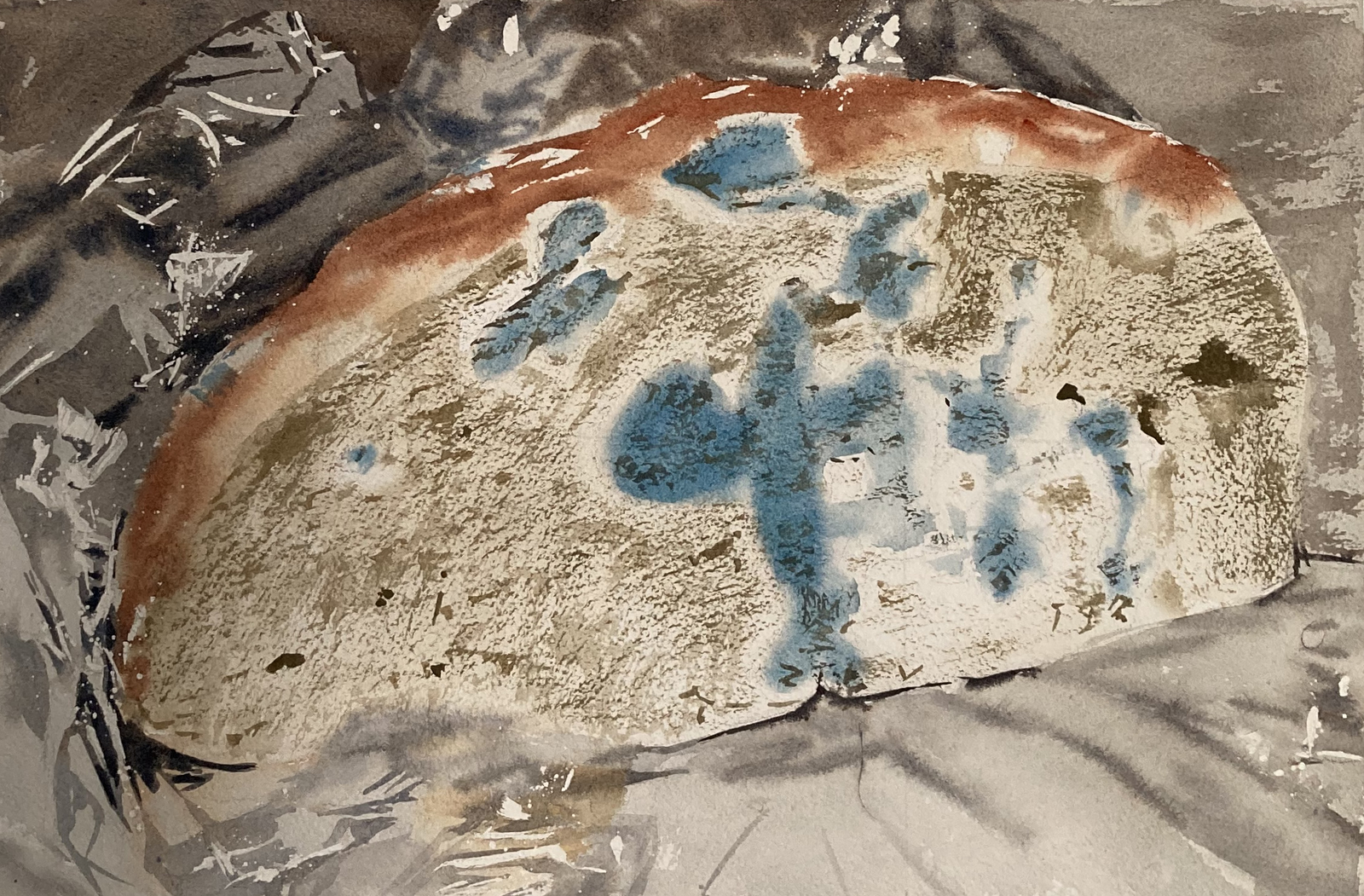 Akvarell Bröd av Martin Lernestål
