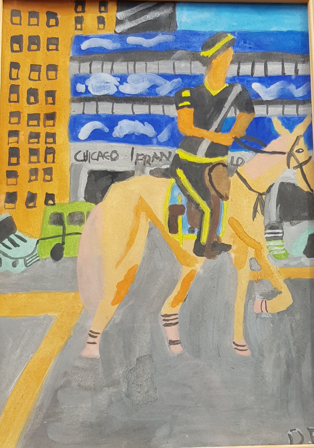 A riding officer in New York av Veronica Domachowska