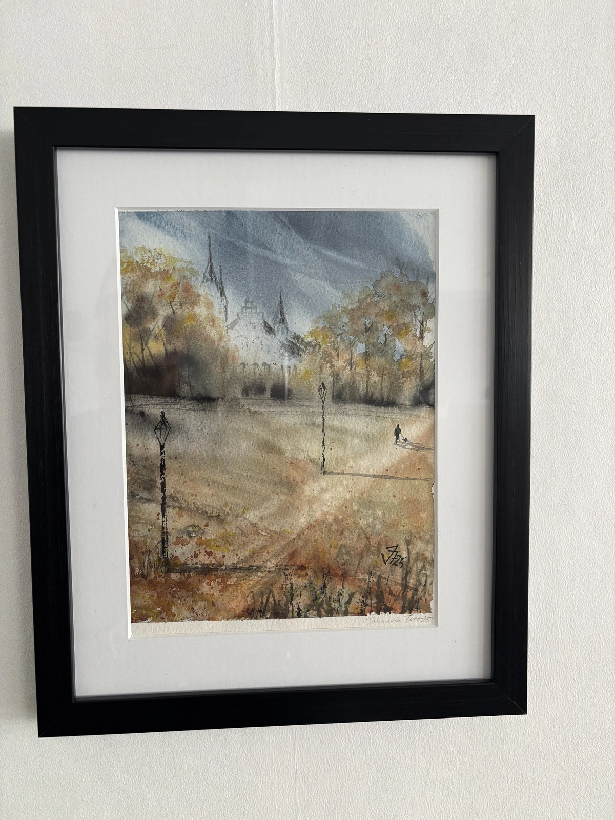 Akvarell Where Wings Wander av Johanna Tott
