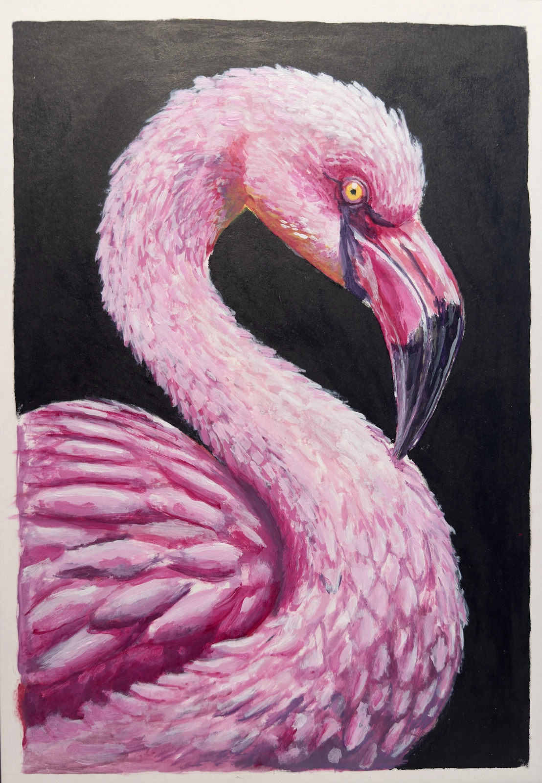 Akrylmålning Creature Study 07 (Bird 03) av Jesper Paulson