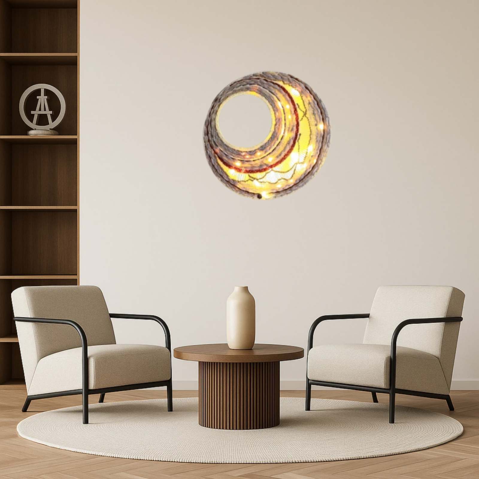 Jordljus 70cm diameter av Erika Breiner