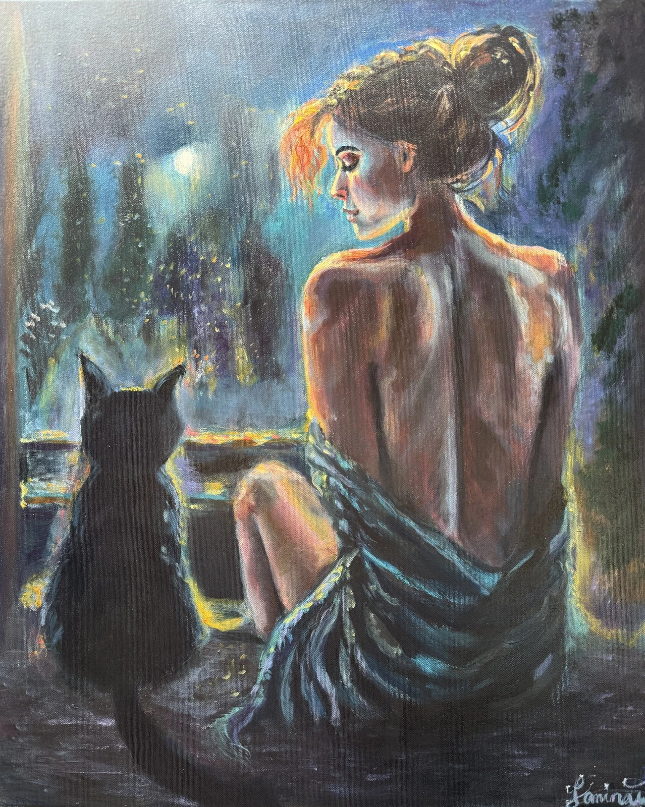 Nattens tystnad av Janina Witoslaw