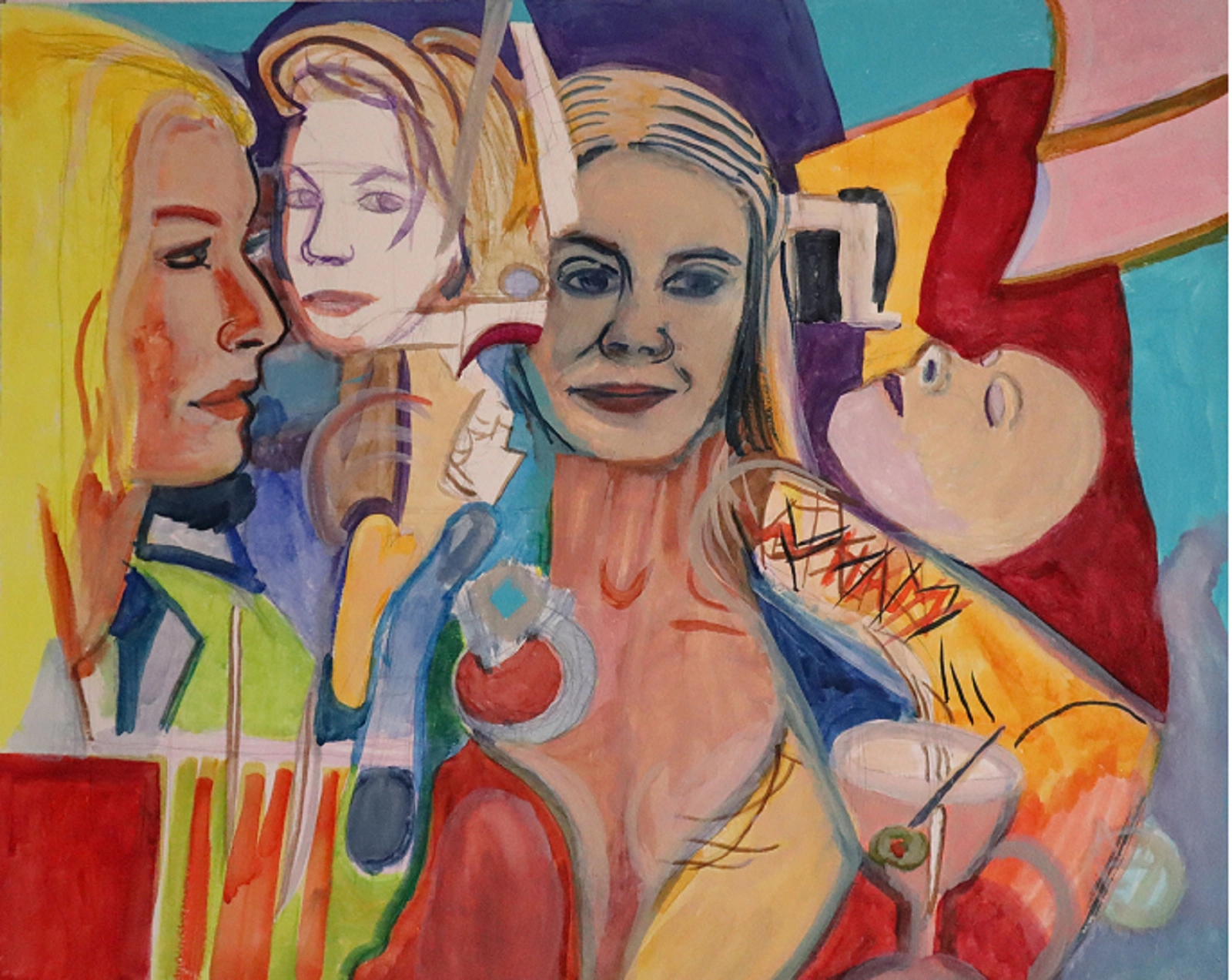 Three Ladies and One Dry Martini av Victor Finnigan