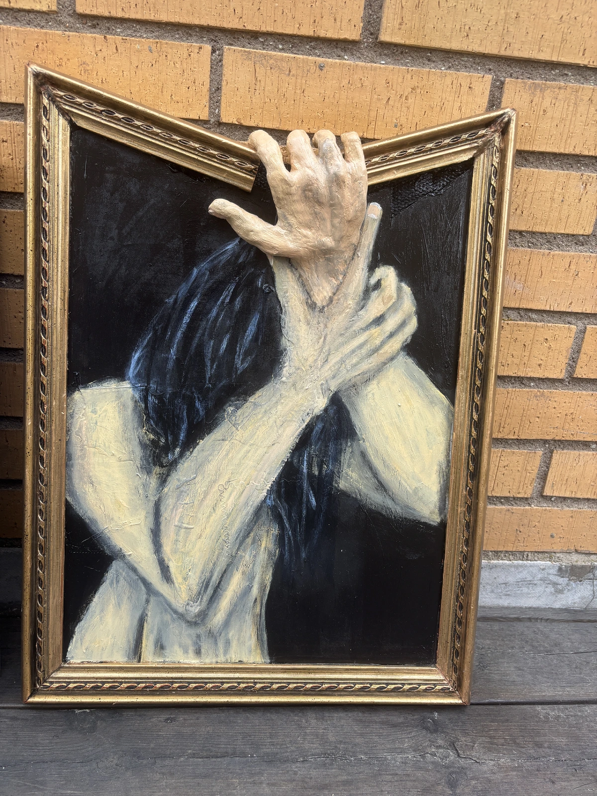 Akrylmålning Min granne av Sofia Feucht