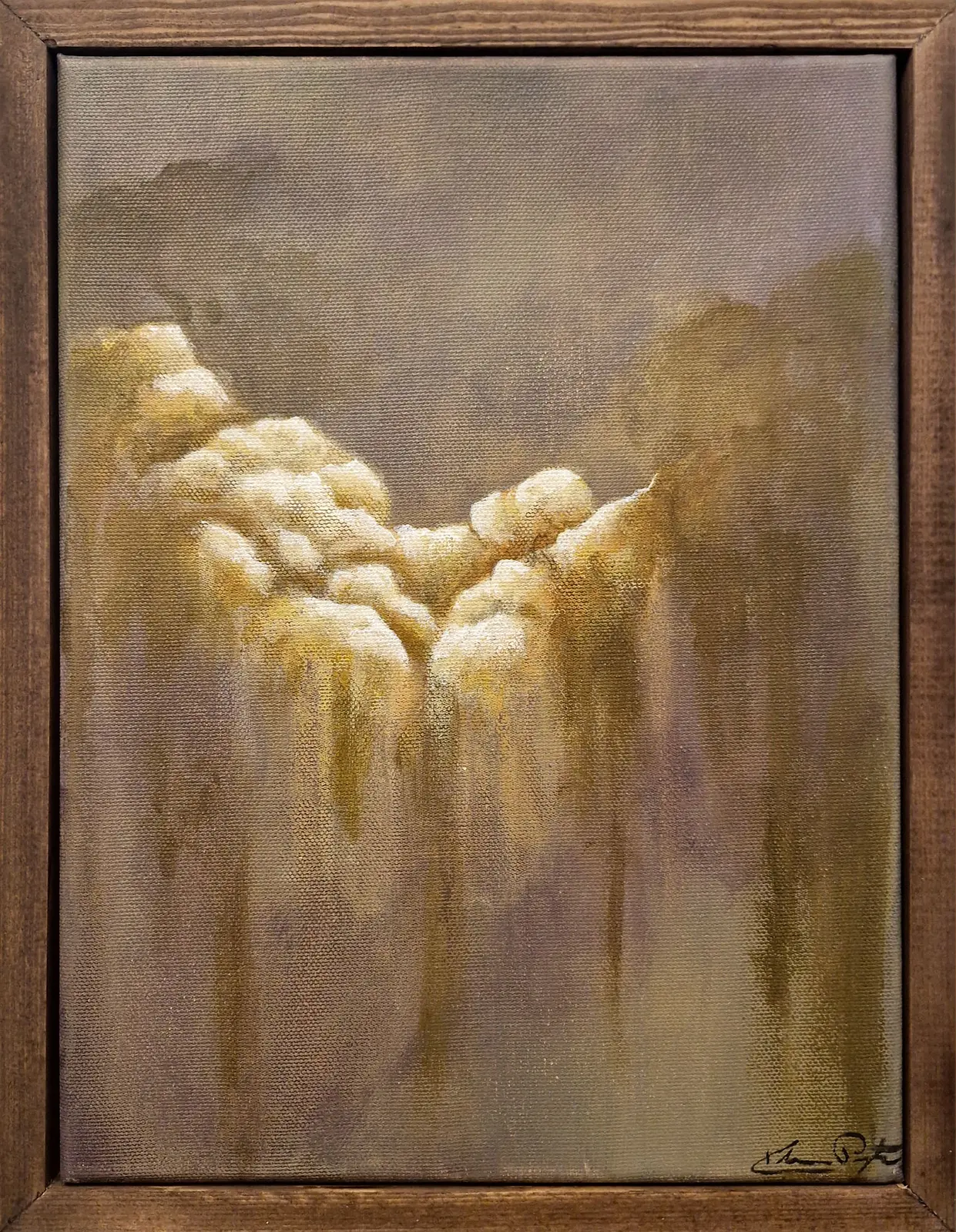 Akrylmålning Small cloud IX av Klara Prytz