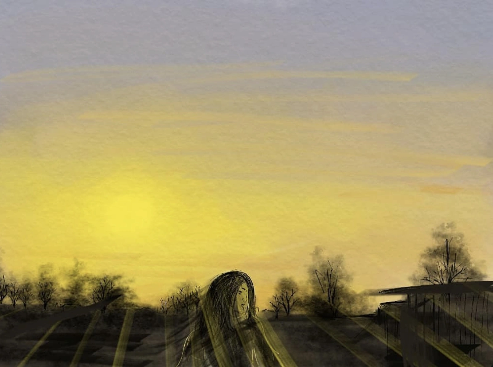 Sunset in far av Mahtab Hosseinalizadehshalmani