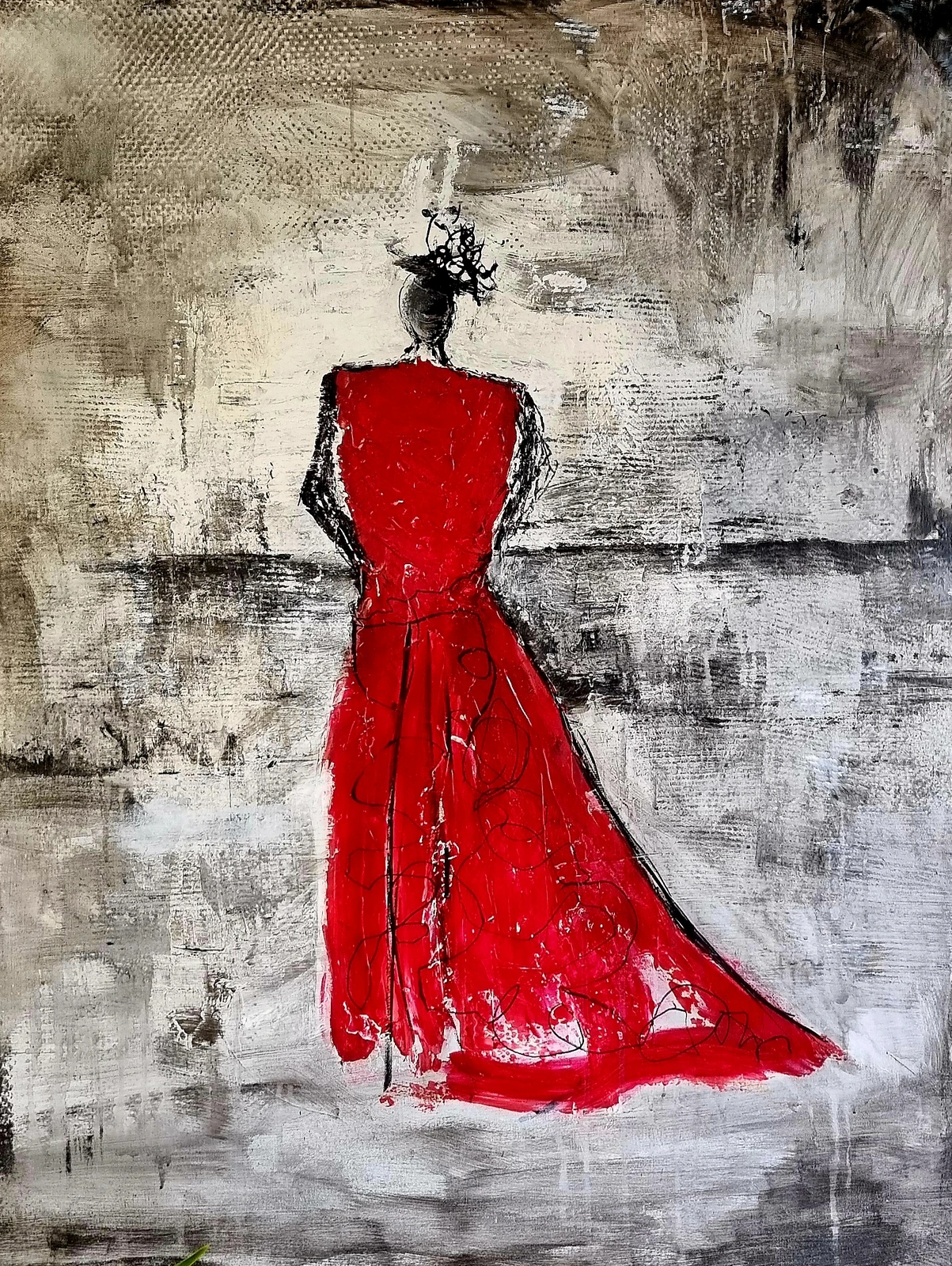 LADY IN RED av CAMILLA THELIN