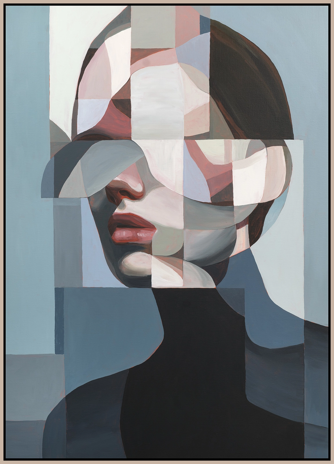 Akrylmålning Shapes of Mood av Tomas Hammar
