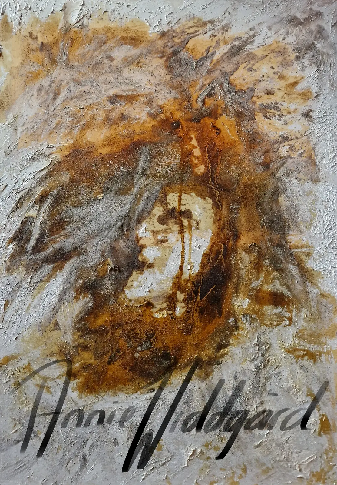 Oljemålning My pain av Annie Widdgård