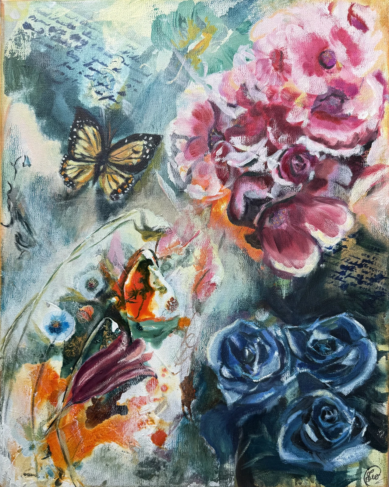 Pink flower av Janina Witoslaw