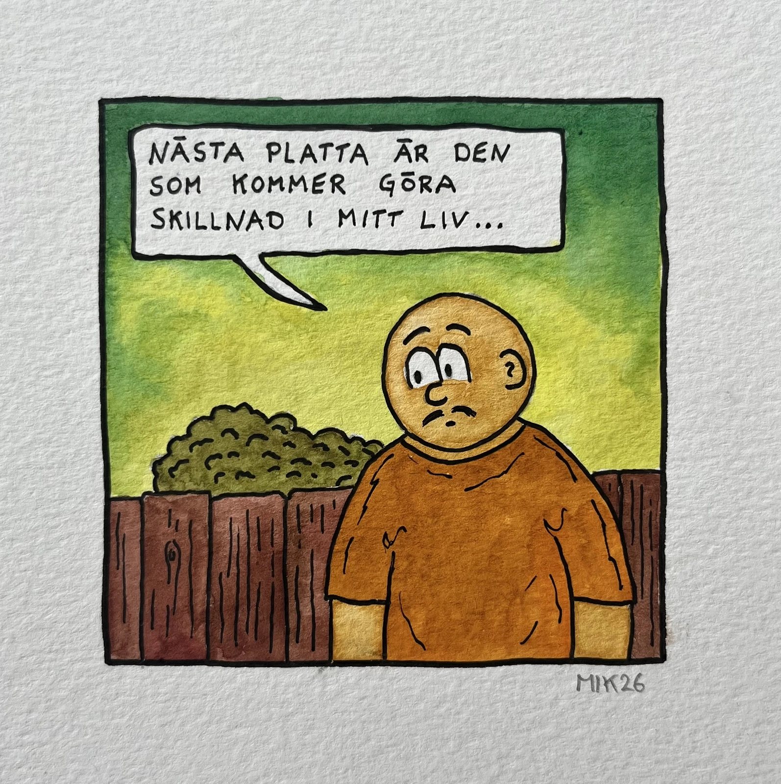 Akvarell Skillnad av Miks Bombo