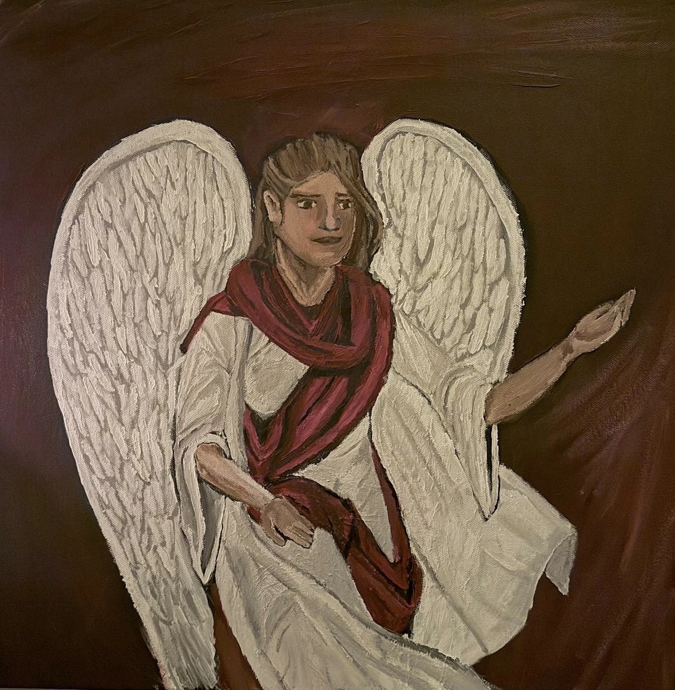 Oljemålning Vide Sanctum Amadea av Xander Wilke