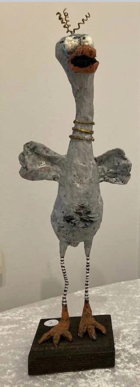 Skulptur Näktergalen av Marina Björkman