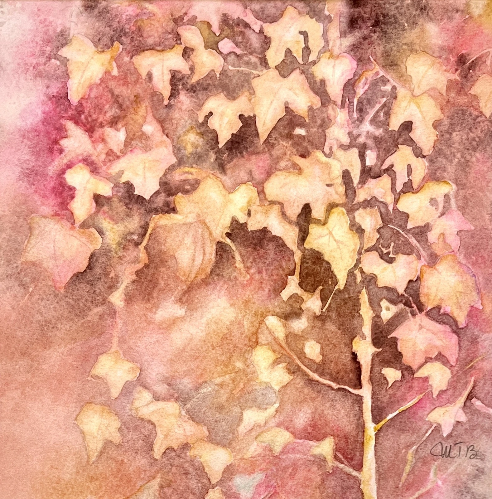 Hedera helix aurum av Maud Thilén Bengtsson