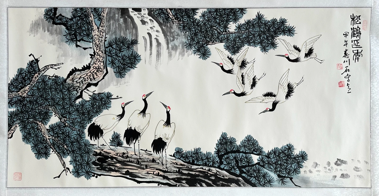 Cranes and Pines av Diane Zhang