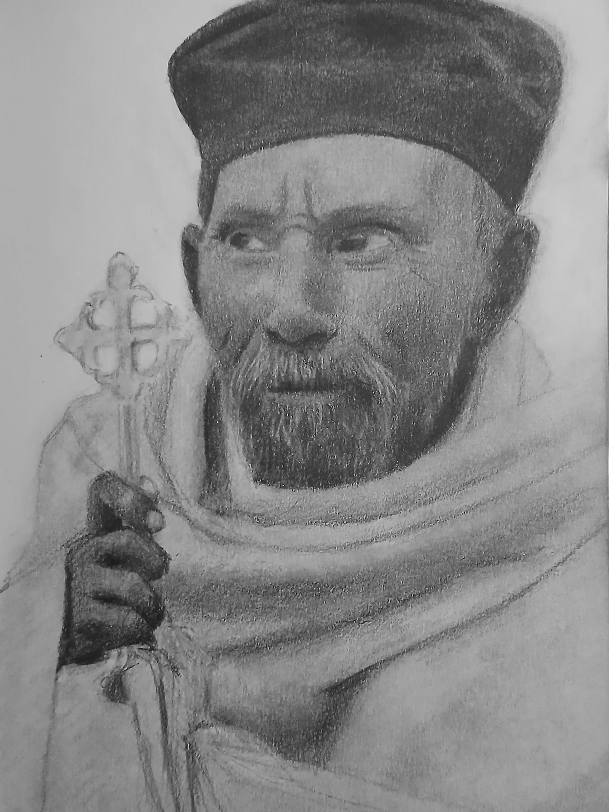 Etiopian Monk av David Asefaw