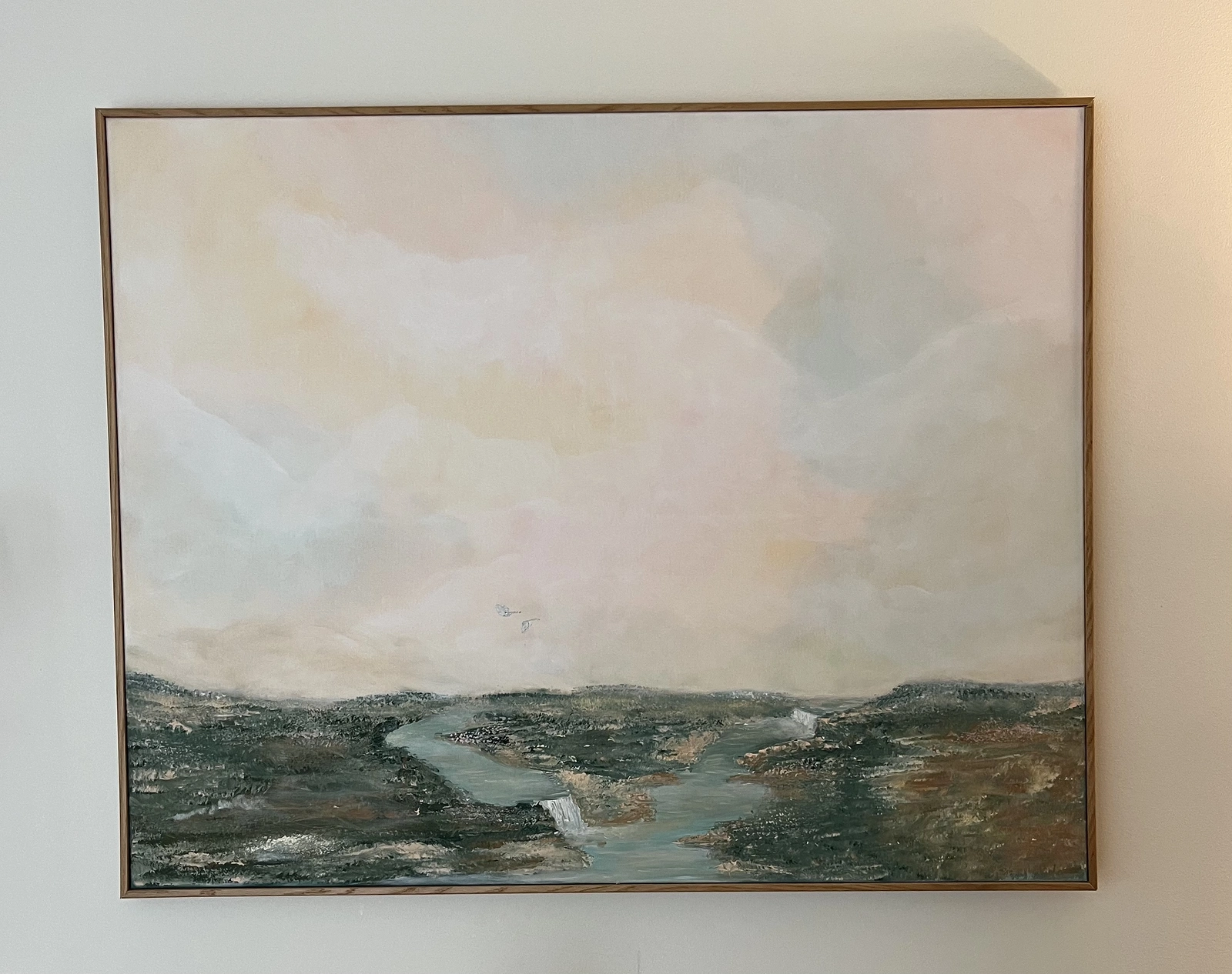 Akrylmålning Ett stilla ögonblick av Désirée Bognäs