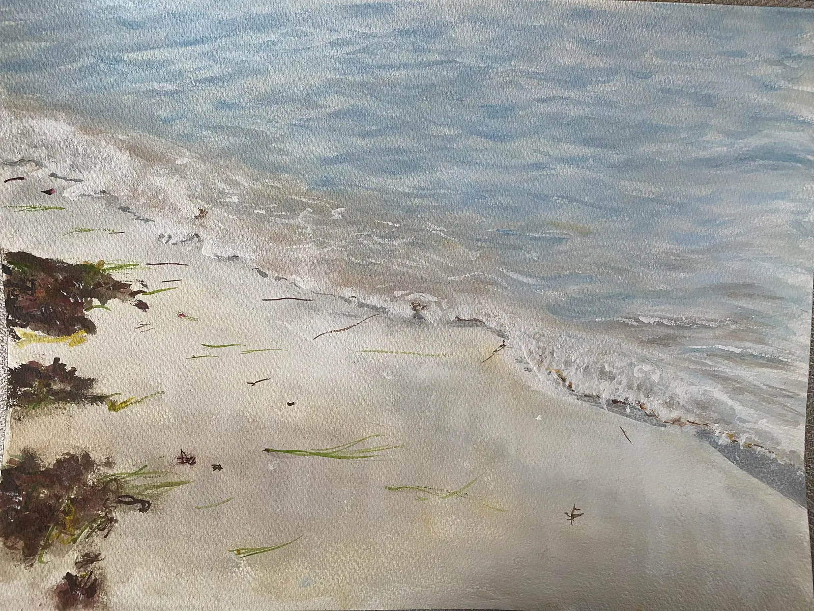 Akvarell Falsterbo_calm av Anna Maria Puig Molina