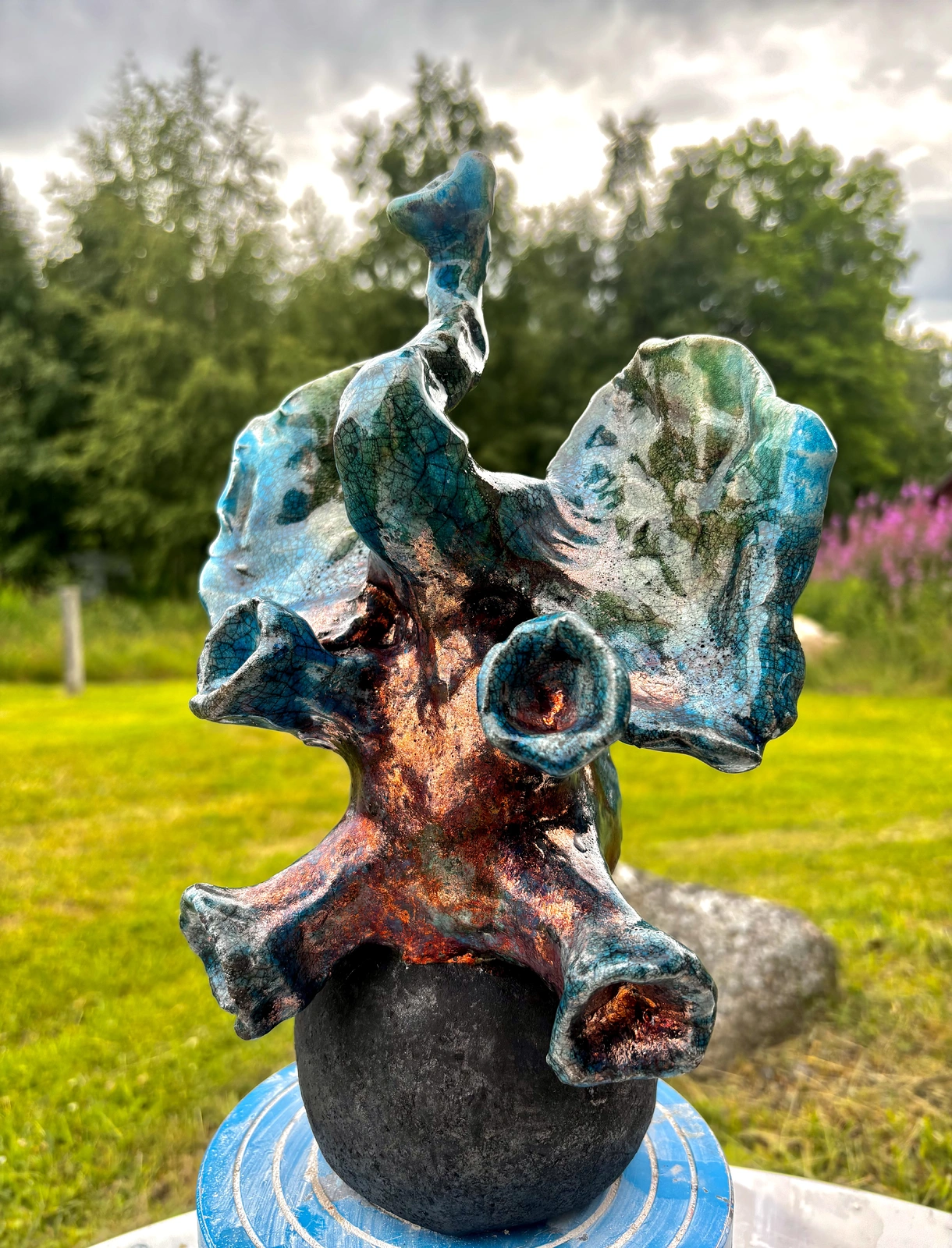 Skulptur Mr Showman av Maria Falk Larsson