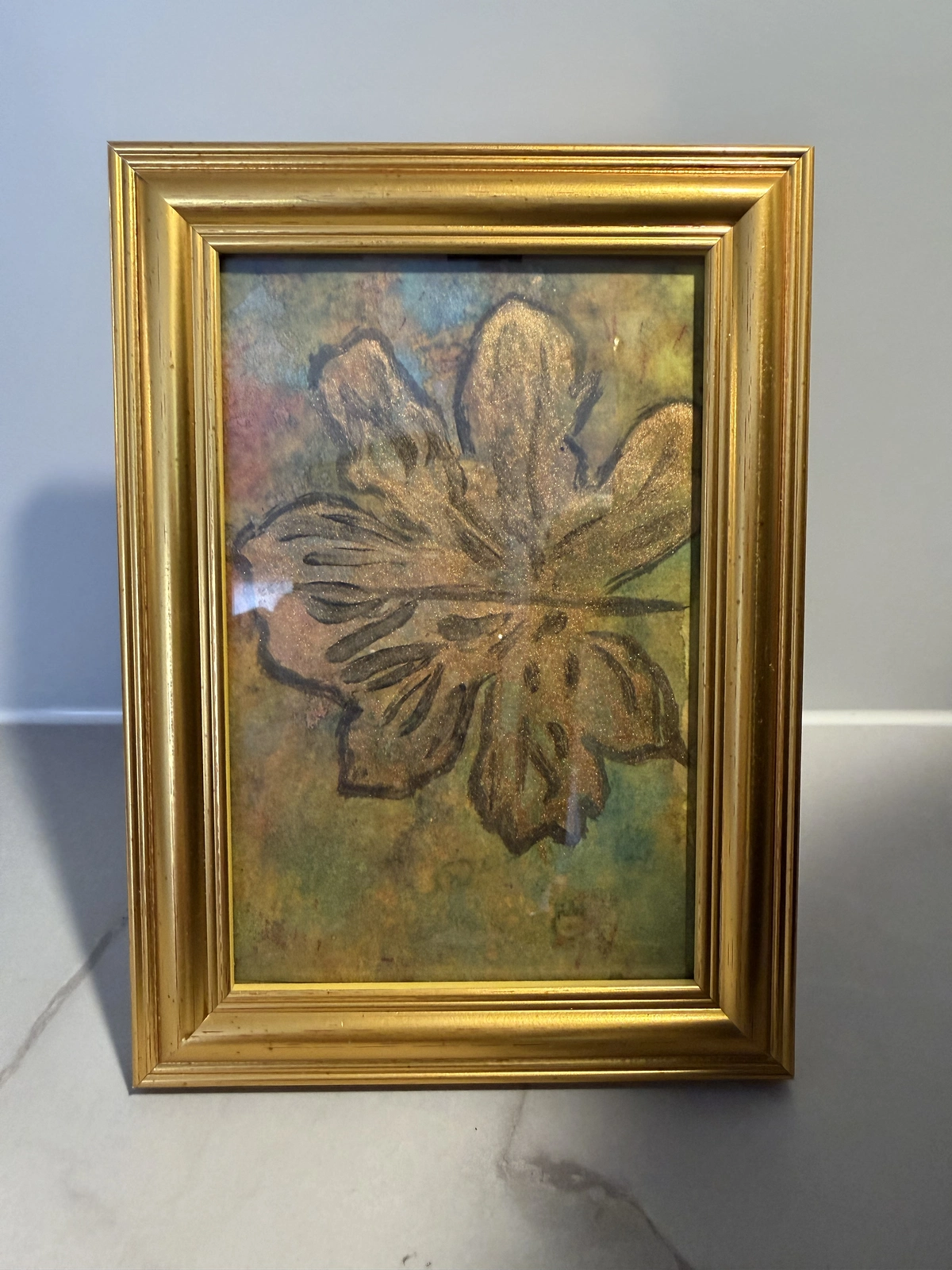 Akvarell Golden Relic av Maria S