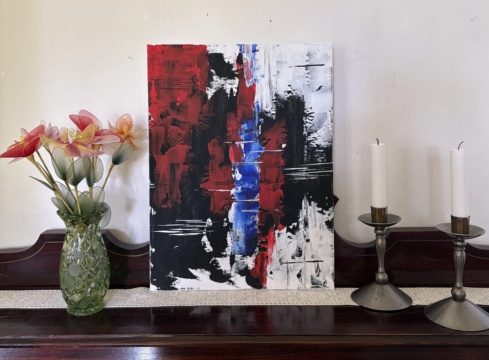 Akrylmålning Freja av Acmpainting