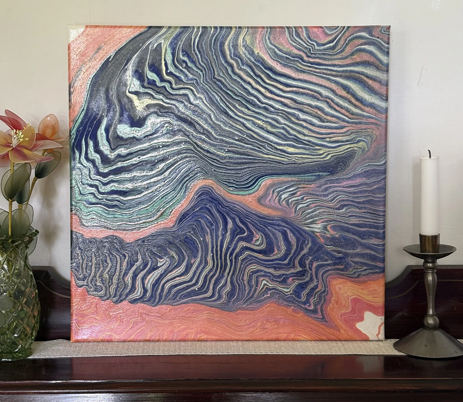 Akrylmålning Zebran av Acmpainting