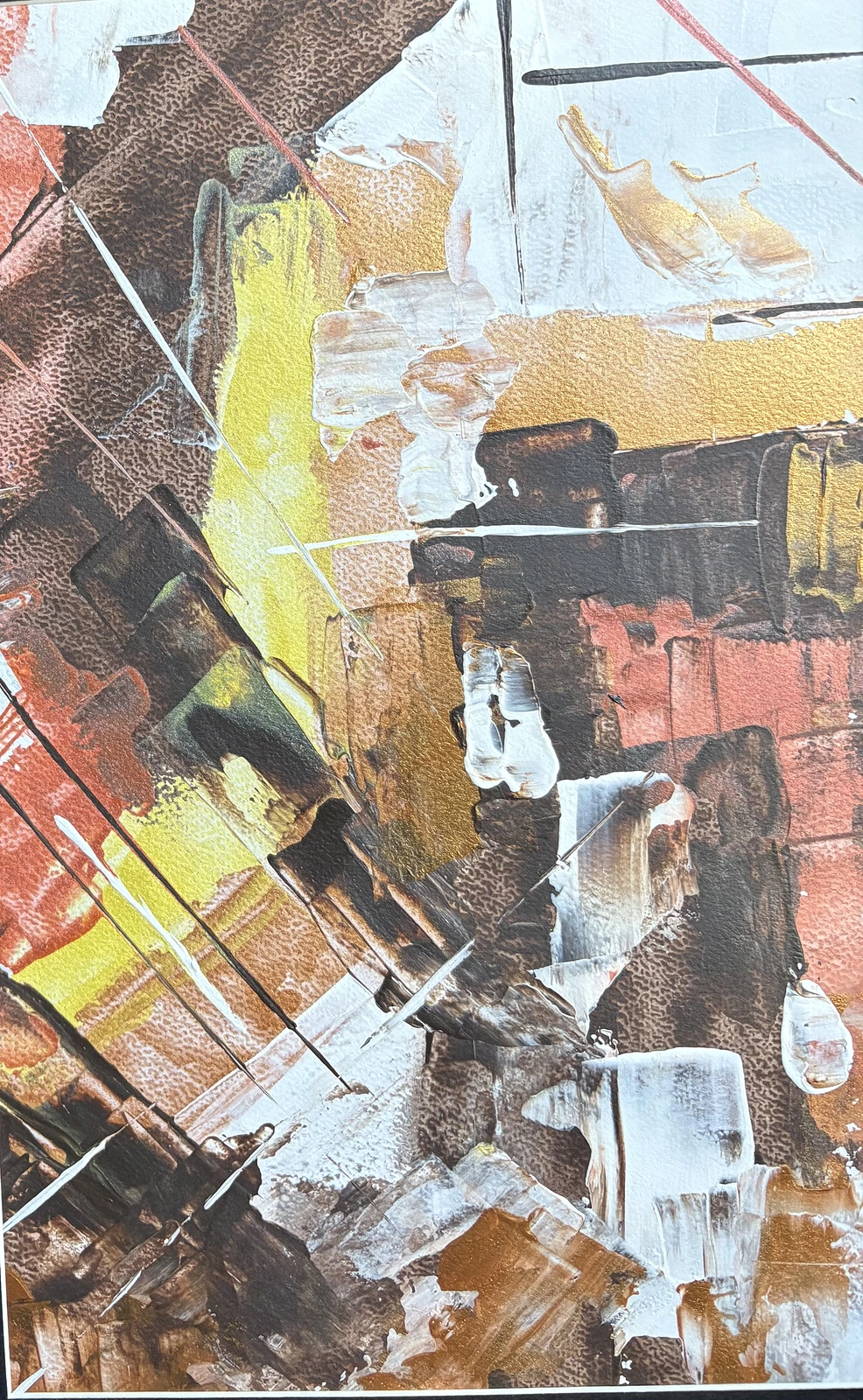 Akrylmålning Ljuset av Ann-Christin (Acmpainting) Martinsson