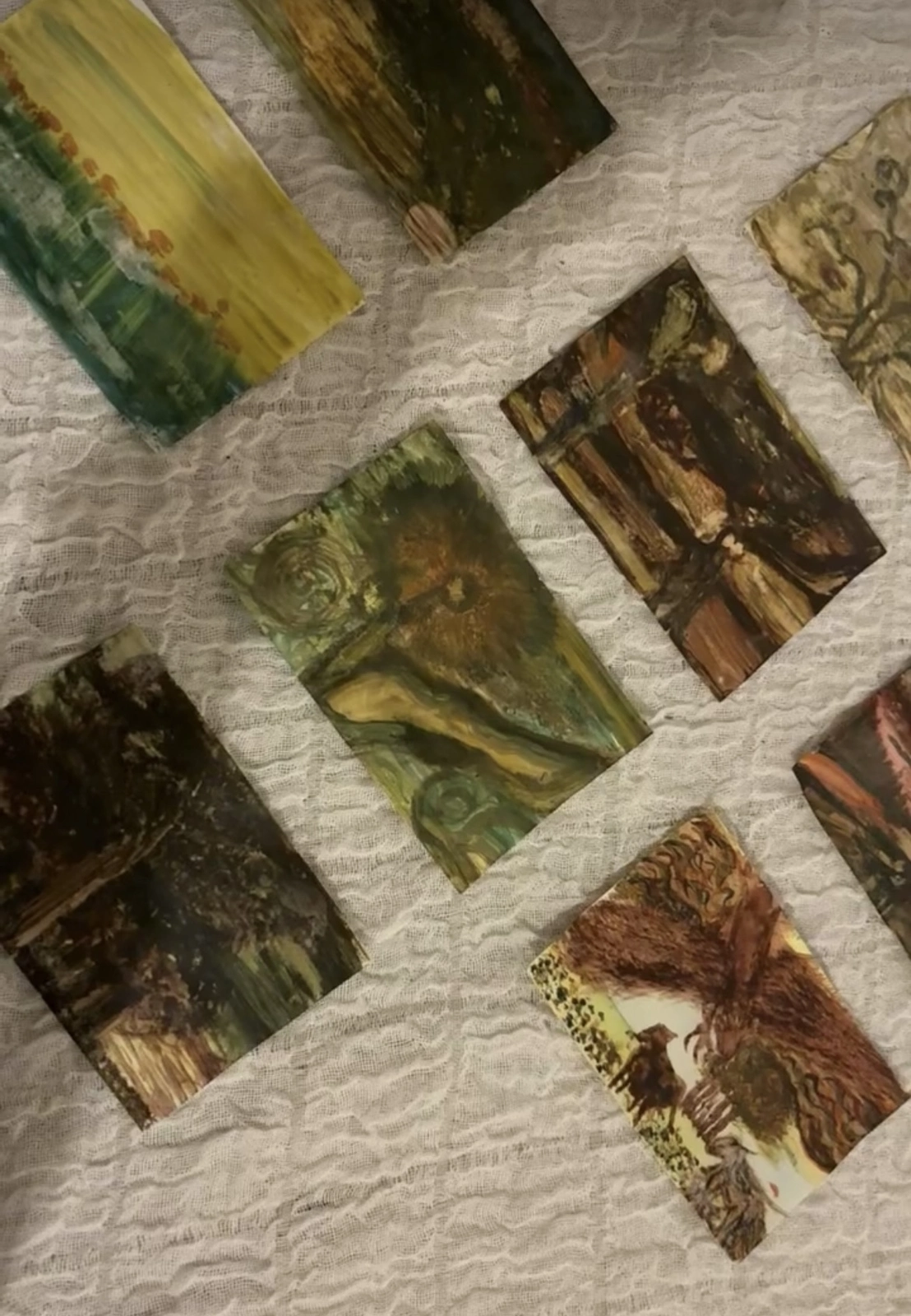 Akrylmålning Små bilder av Valentina Berisha