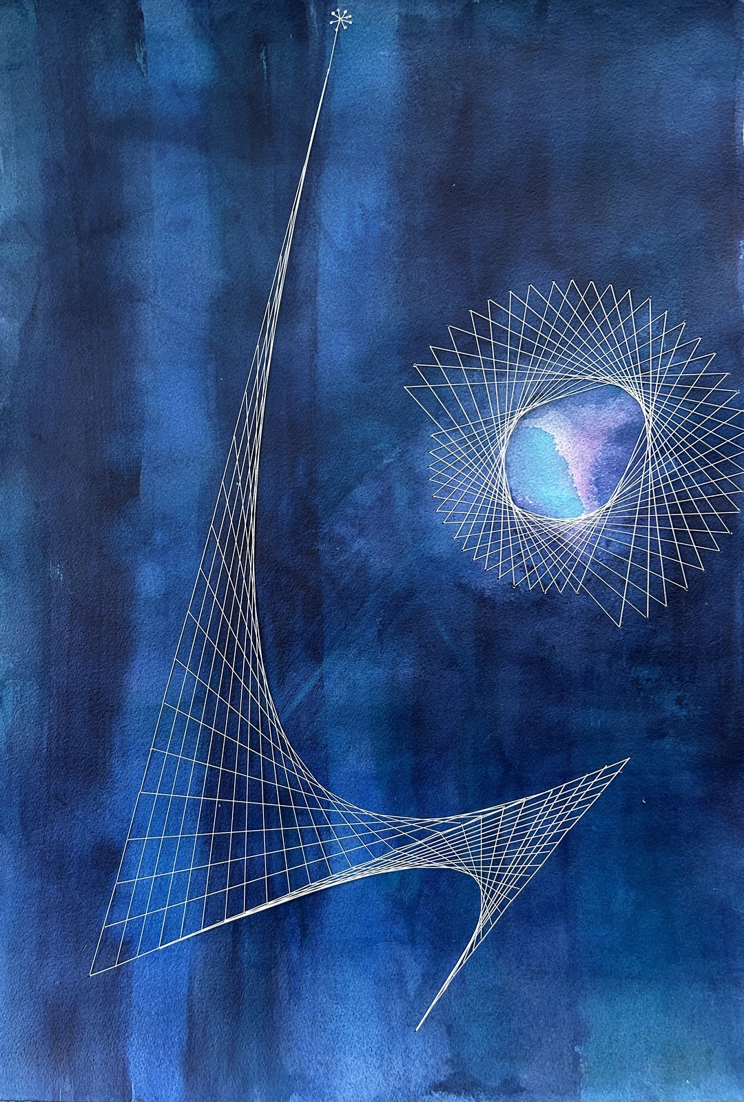 Akvarell Infinite av Elsa-Maria Nillroth