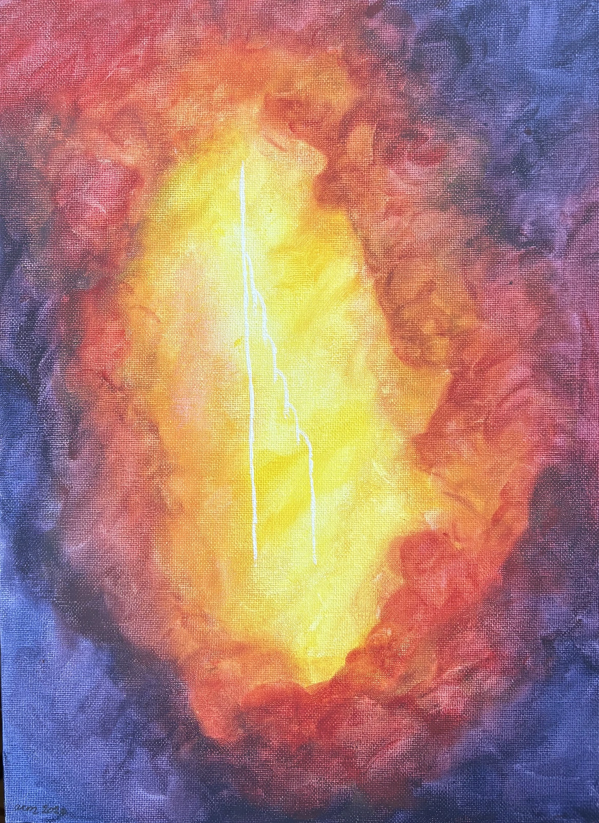 Akrylmålning Den himmelska trappan av Ann-Christin (Acmpainting) Martinsson