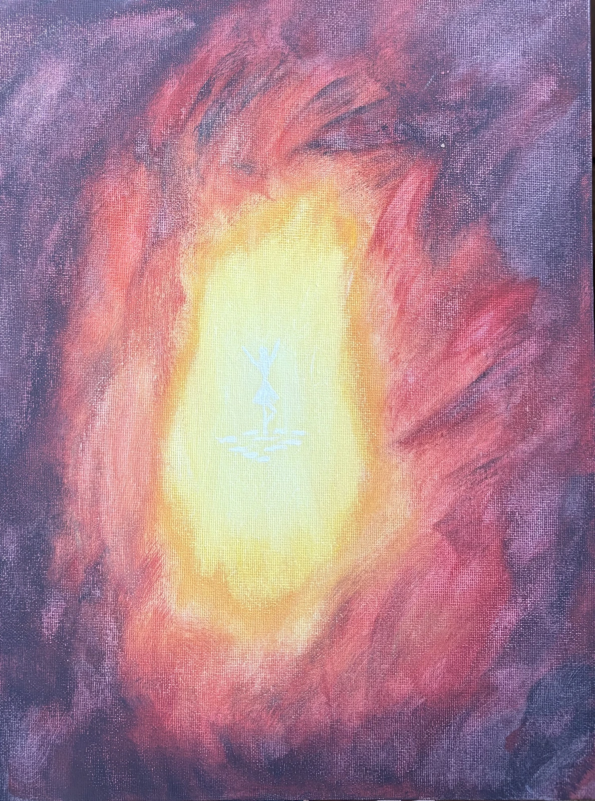 Akrylmålning Ballerinan av Ann-Christin (Acmpainting) Martinsson