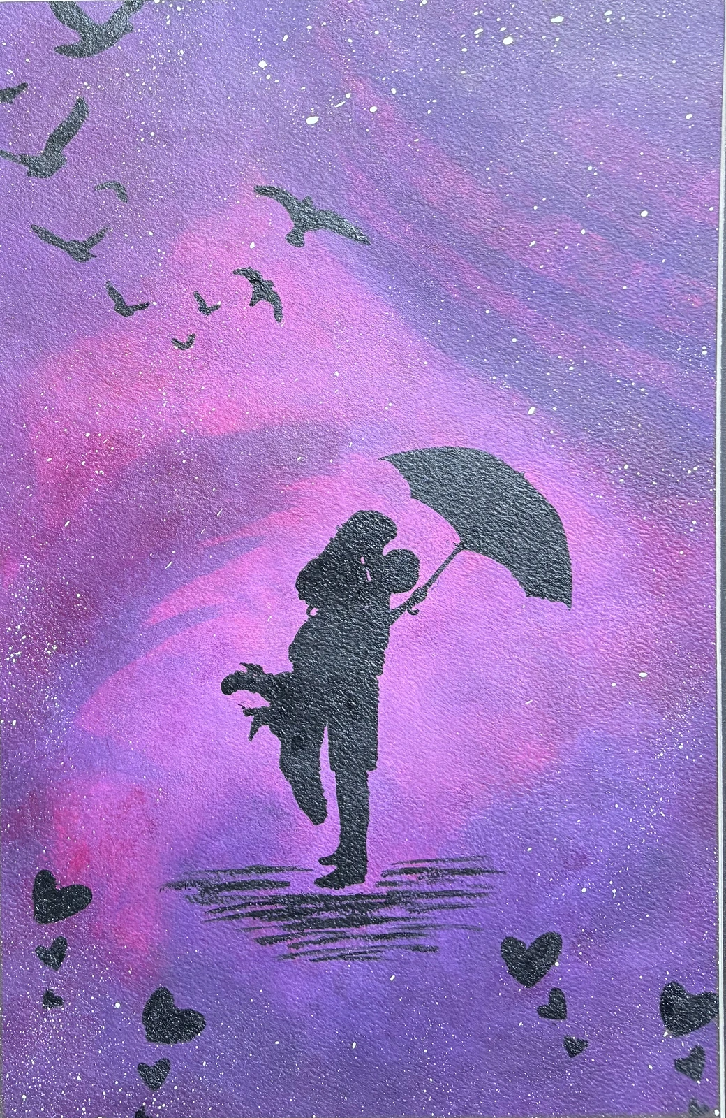 Akrylmålning Kramen av Ann-Christin (Acmpainting) Martinsson