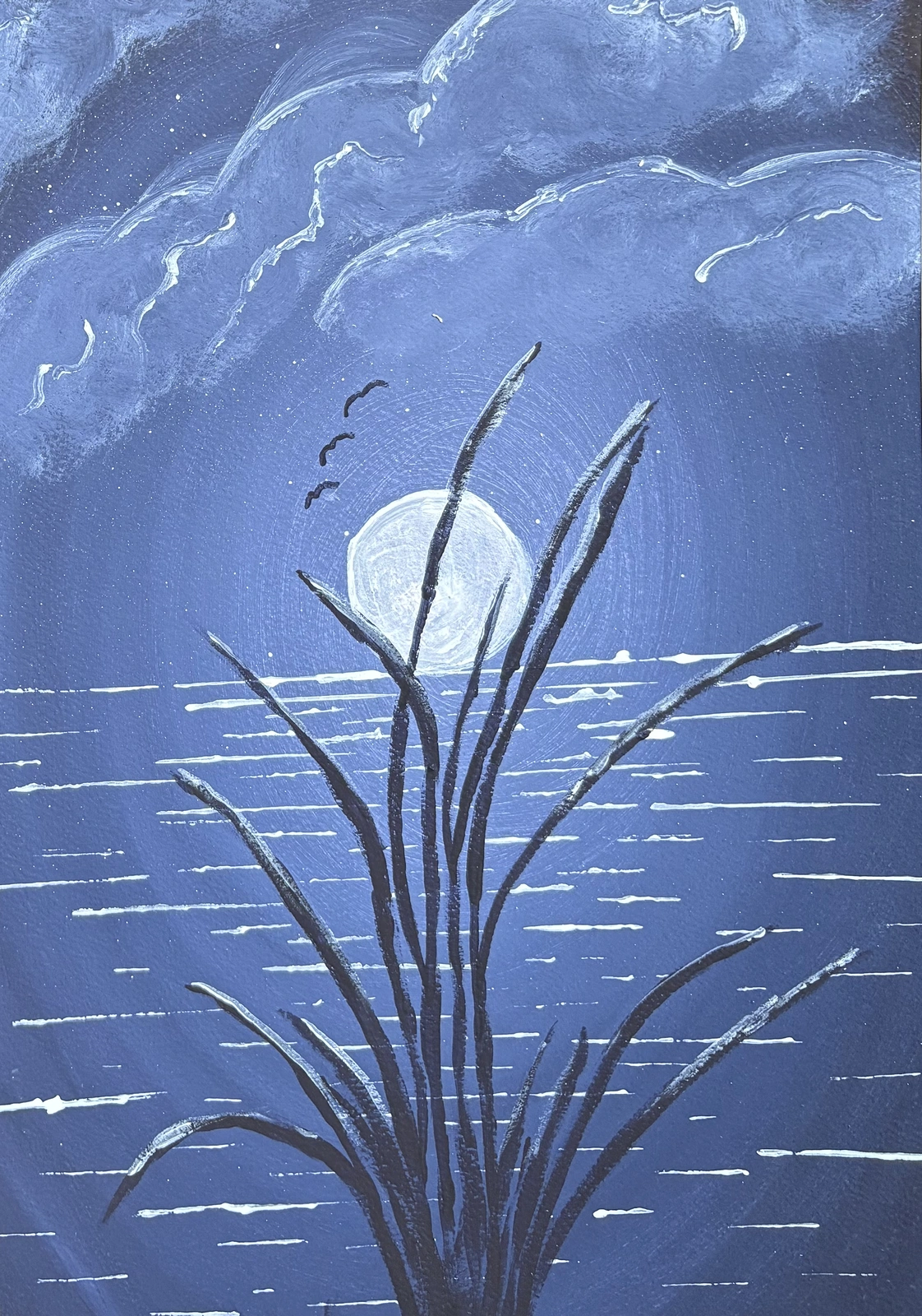 Akrylmålning Frost av Ann-Christin (Acmpainting) Martinsson