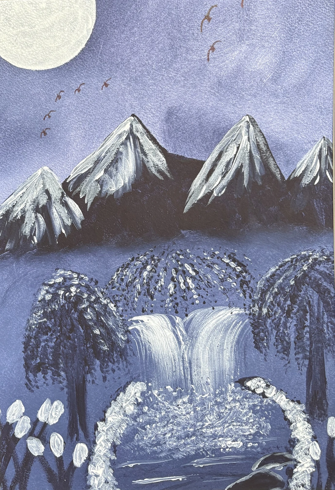 Akrylmålning Tropikerna av Ann-Christin (Acmpainting) Martinsson