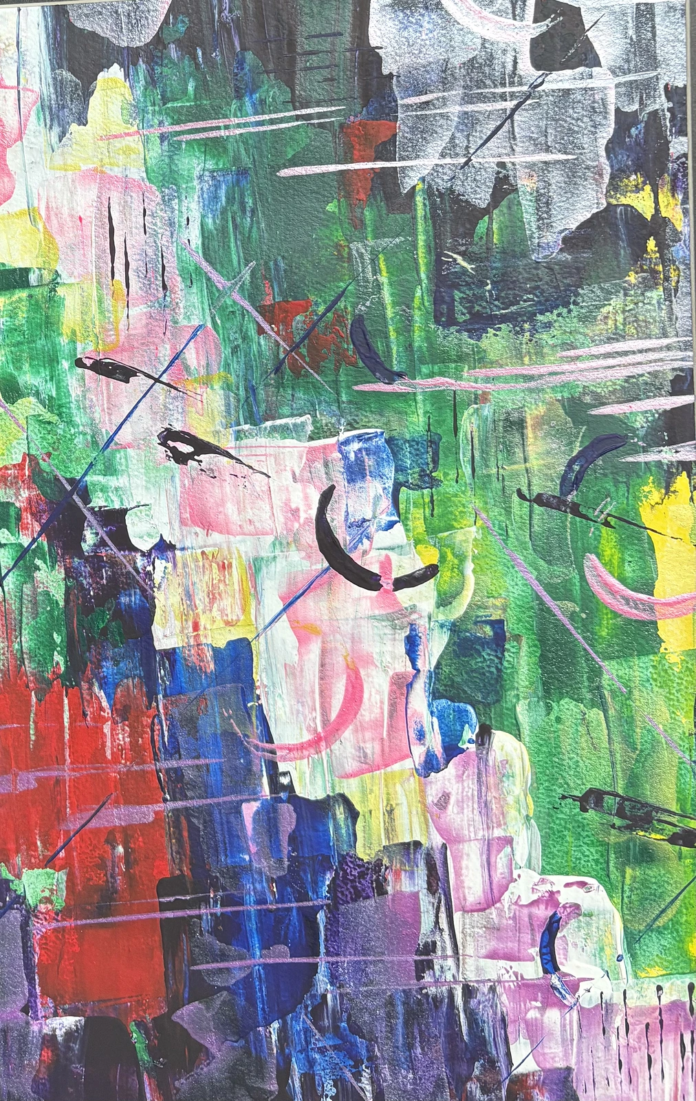Akrylmålning Trapporna av Ann-Christin (Acmpainting) Martinsson