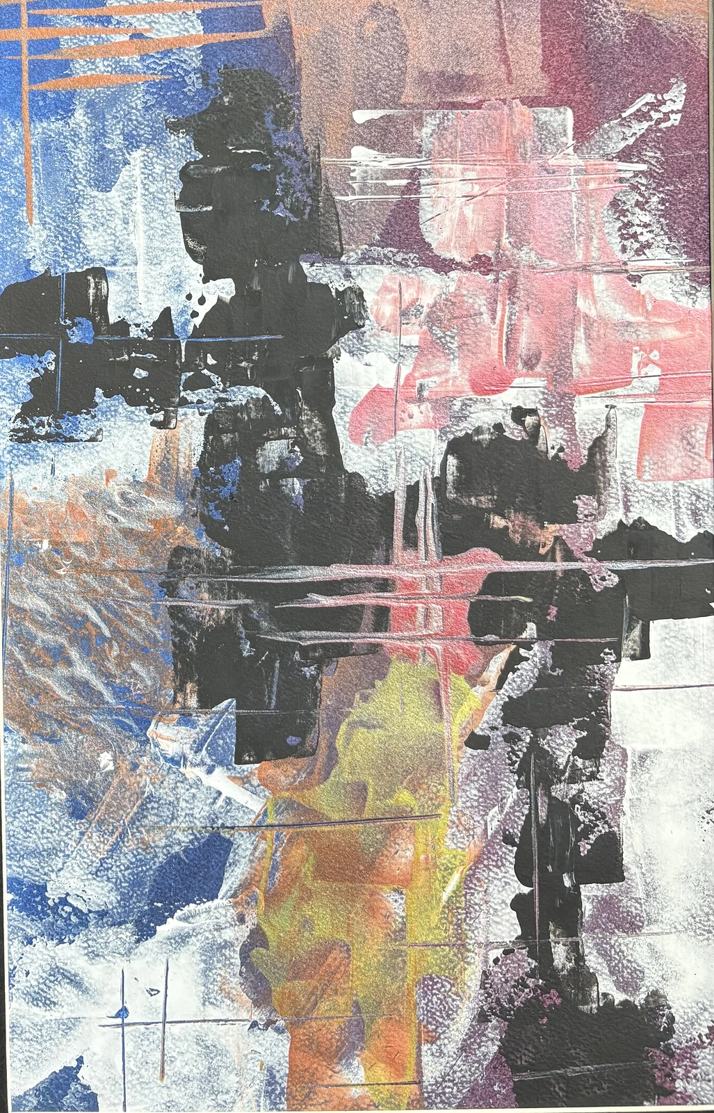 Akrylmålning Lilla ängeln av Ann-Christin (Acmpainting) Martinsson
