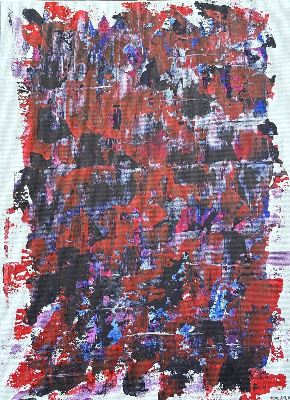 Akrylmålning Kaos av Ann-Christin (Acmpainting) Martinsson