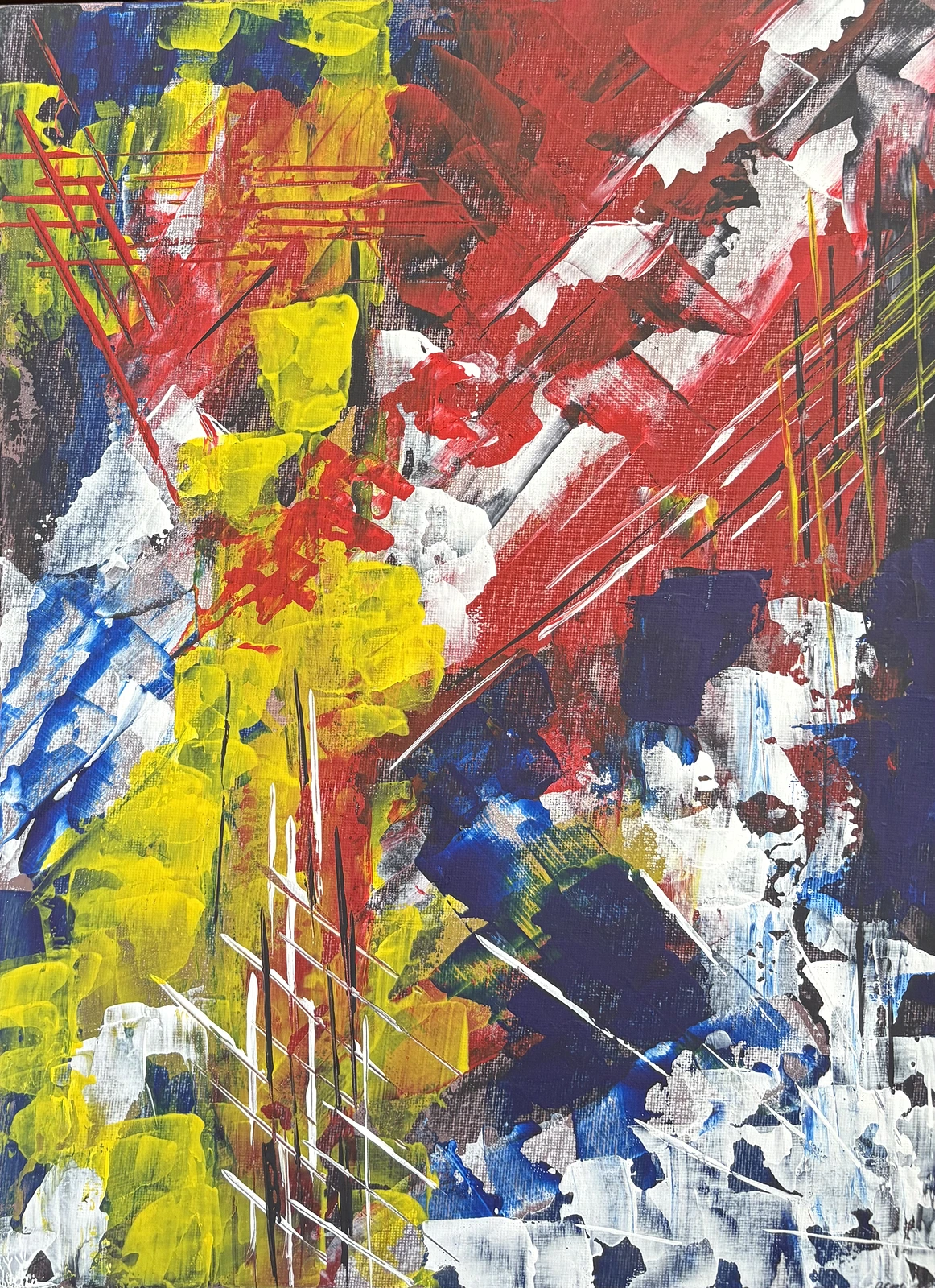 Akrylmålning Stränginstrument av Ann-Christin (Acmpainting) Martinsson