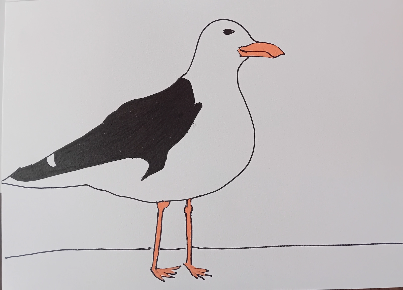 Fågeln på klippan av Lasse Algemo