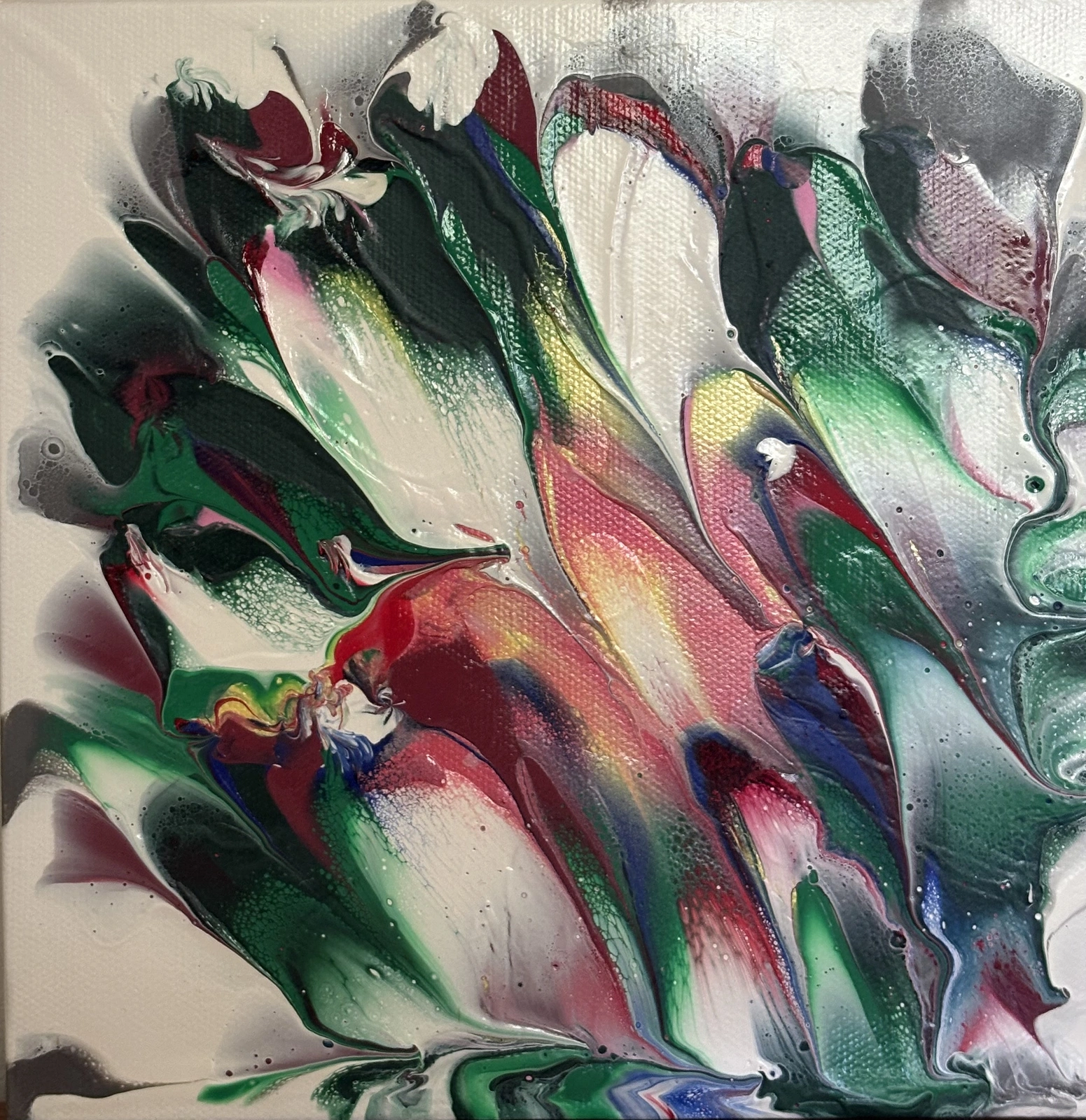 Akrylmålning Vildblomman av Ann-Christin (Acmpainting) Martinsson