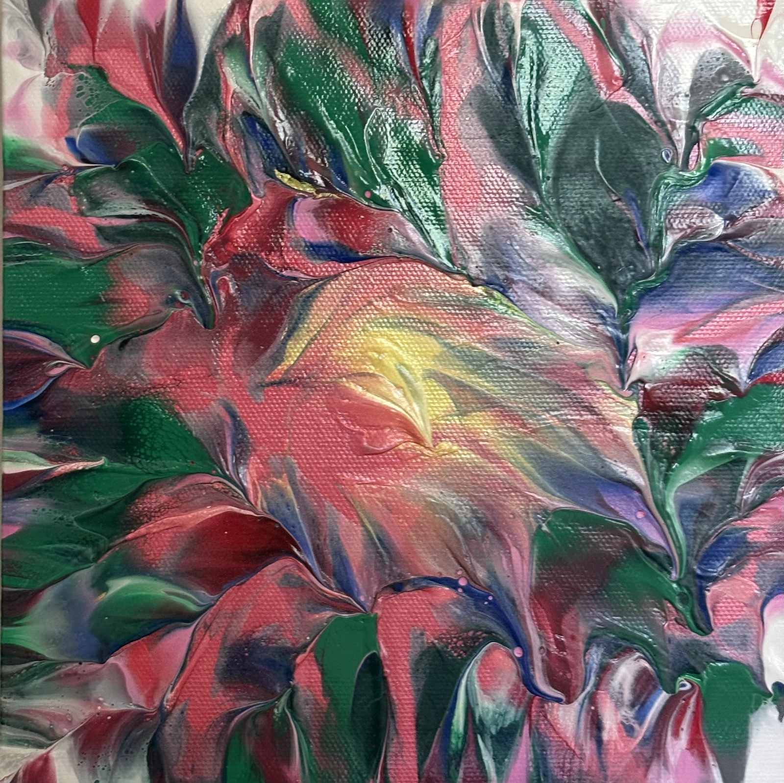 Akrylmålning Delfinen av Ann-Christin (Acmpainting) Martinsson