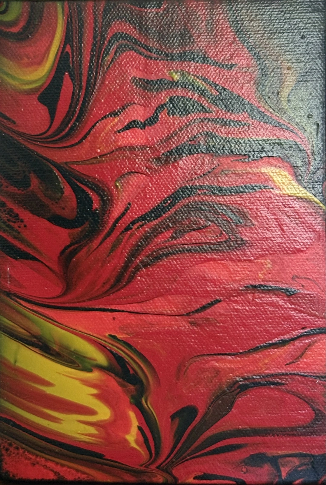 Akrylmålning Lavan av Ann-Christin (Acmpainting) Martinsson