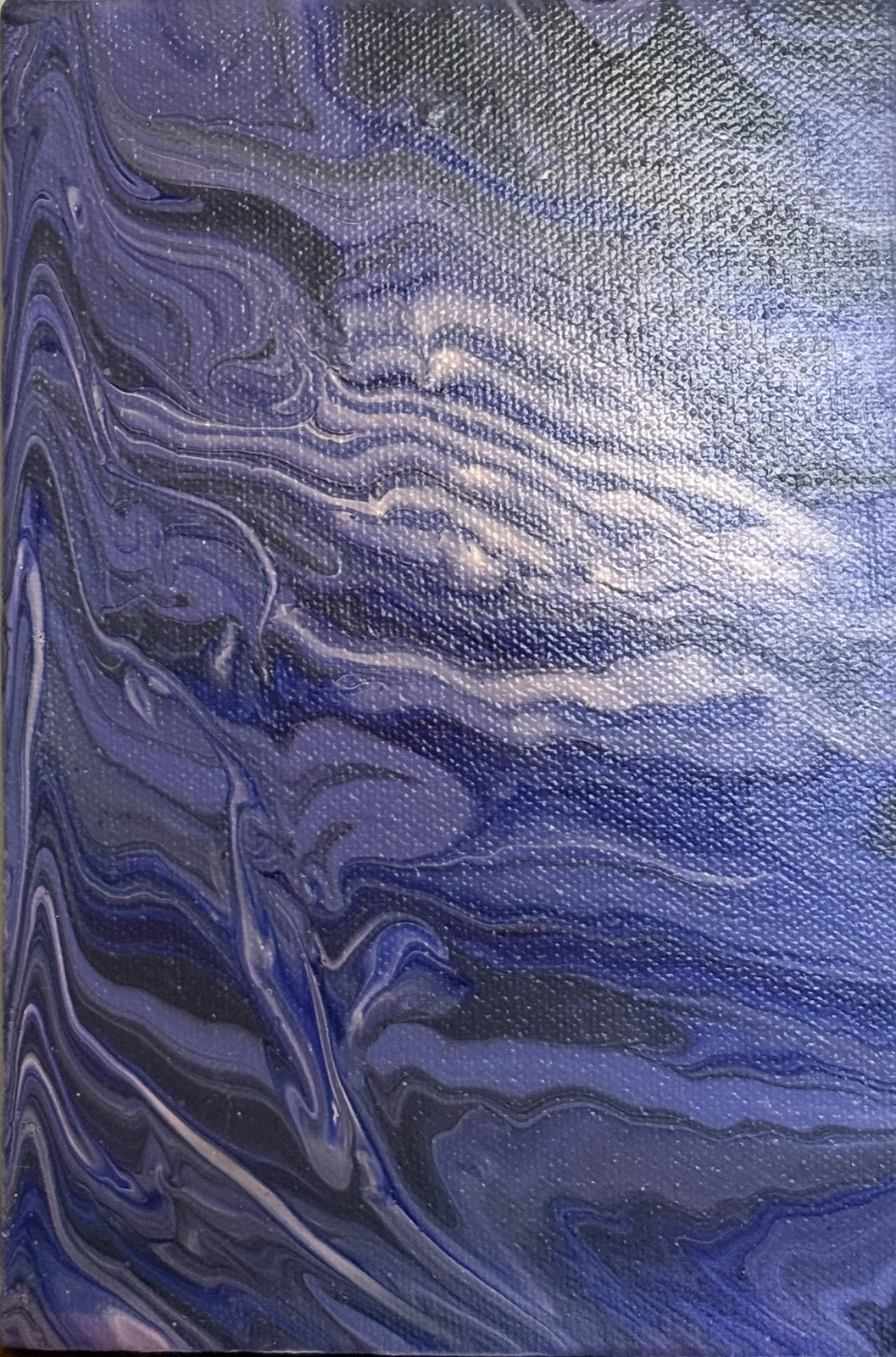 Akrylmålning De blå skiftningarna av Ann-Christin (Acmpainting) Martinsson
