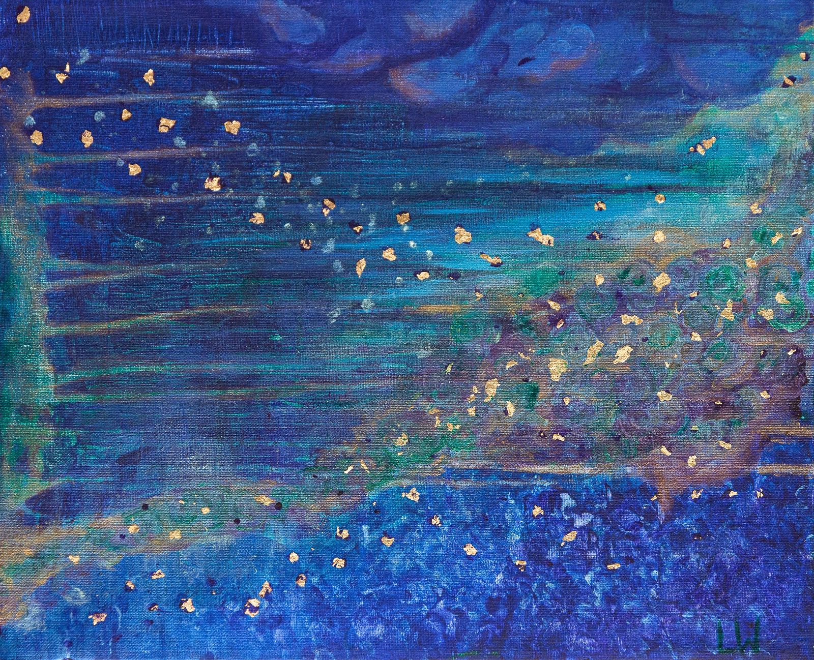 Akrylmålning Inner Peace av Louise Wincrantz