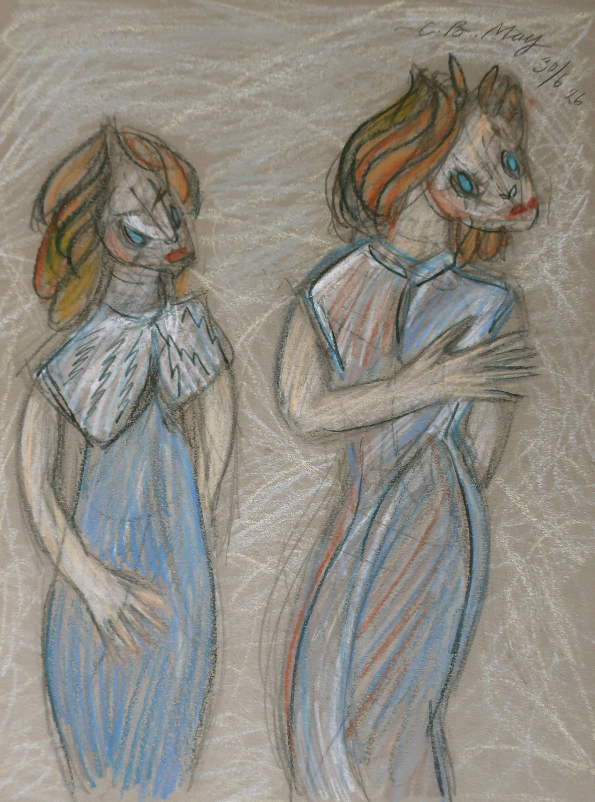 Two Sisters av Charles Benjamin May