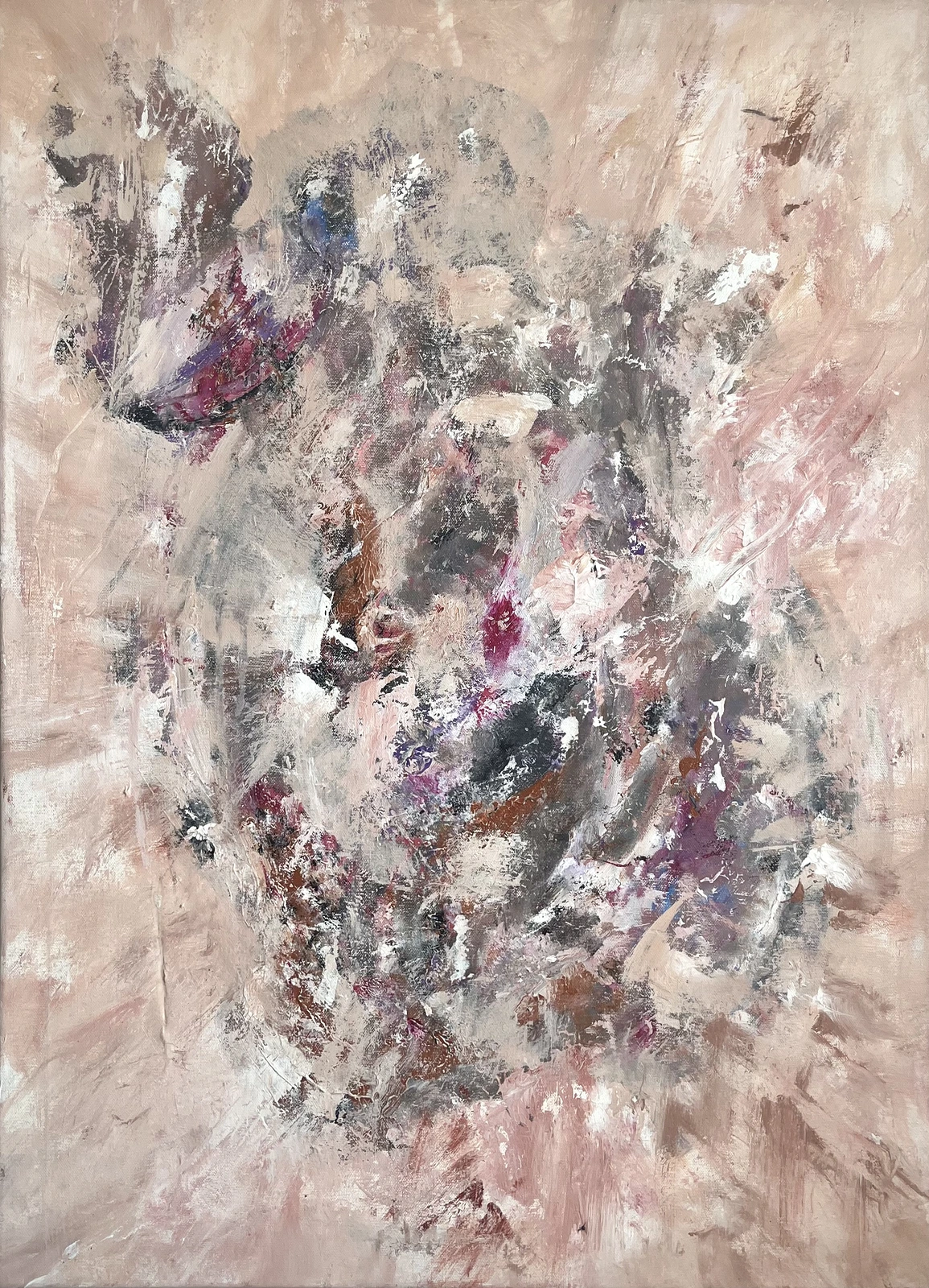 Akrylmålning "Hjärta" - SOLD av Martin Nicholas Moberg