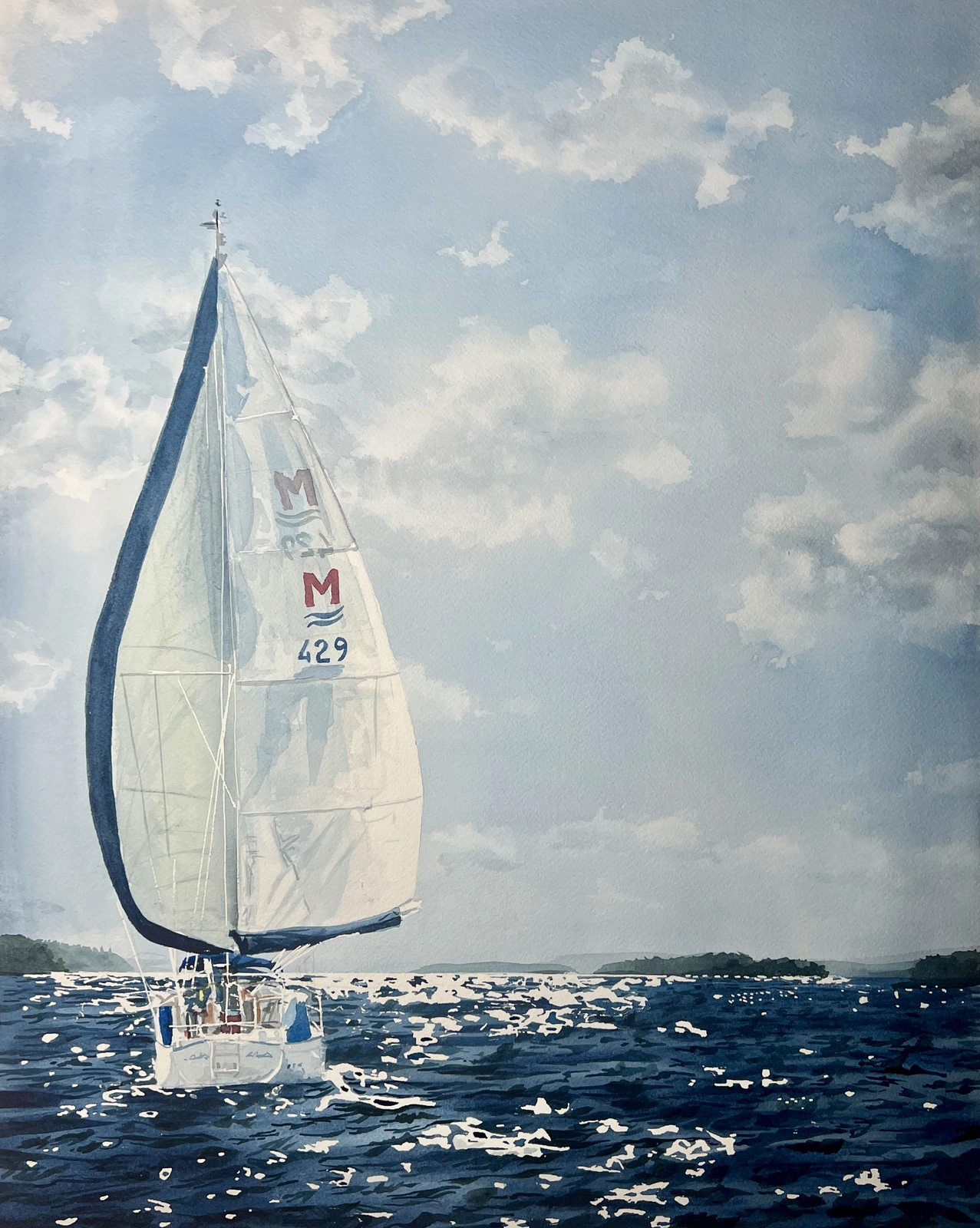 Akvarell 429 av Jenny Hill