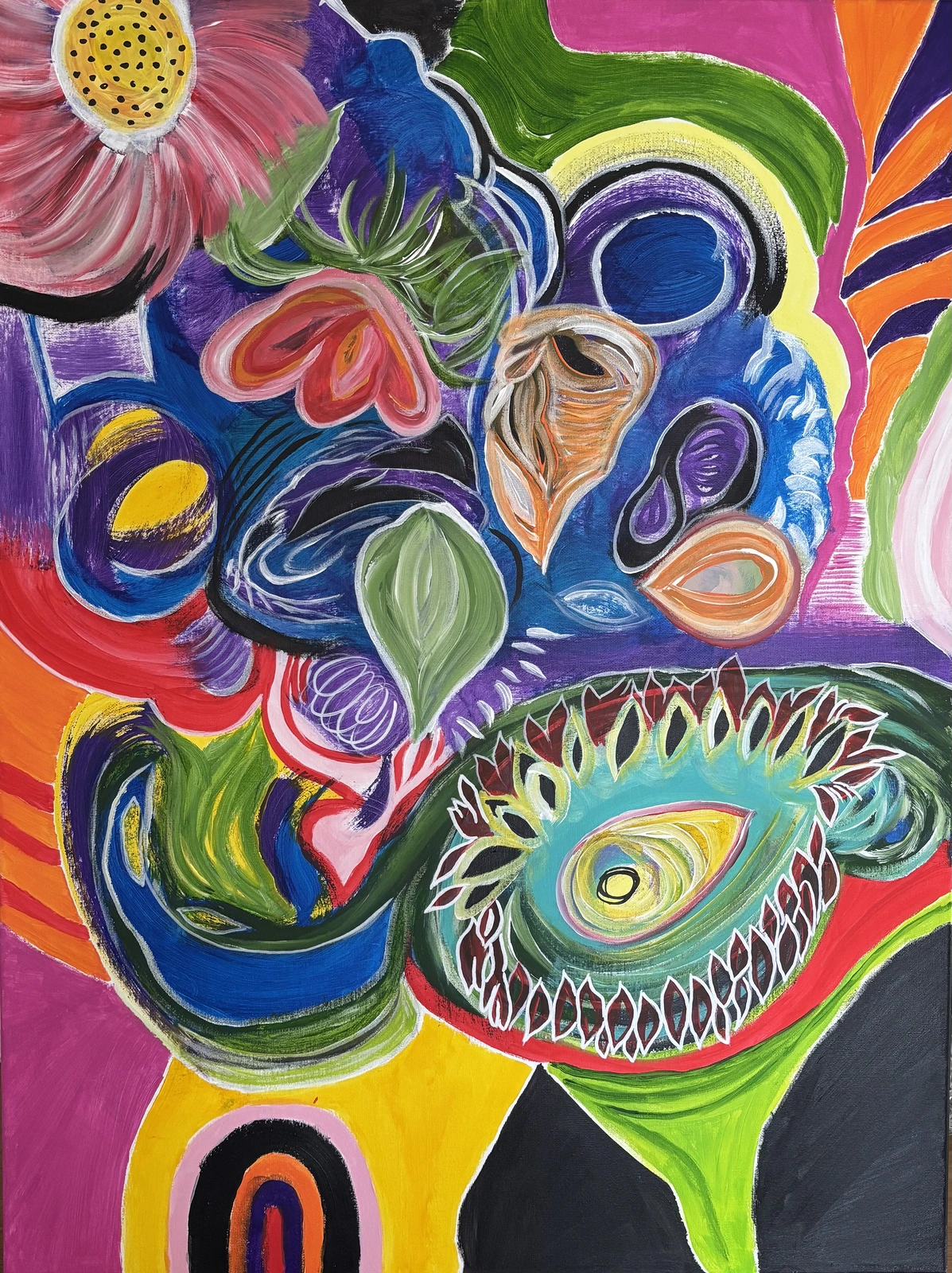 Akrylmålning Soul Art av Martina Karweit
