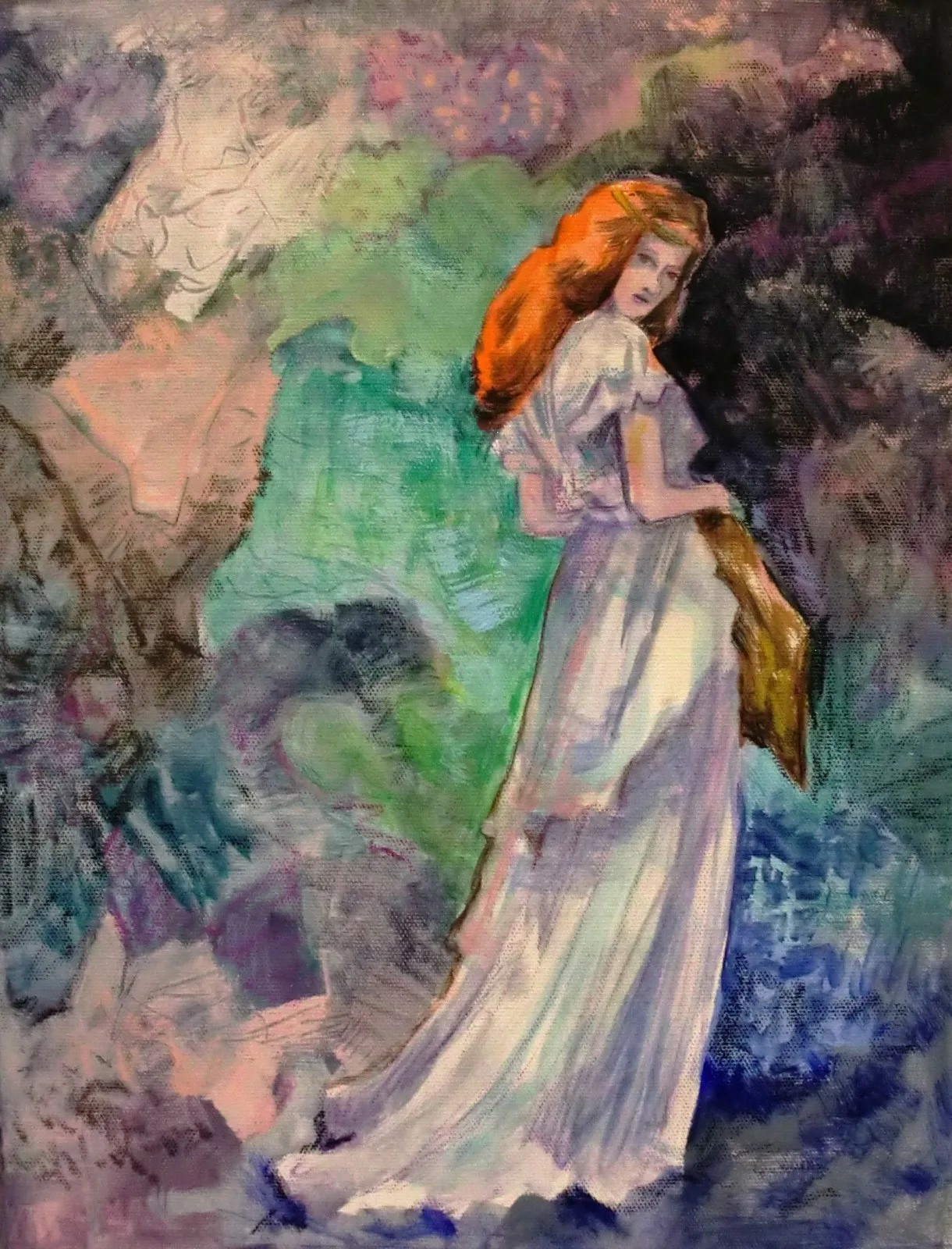 Akrylmålning One measure of joy av Daniel Vandinja