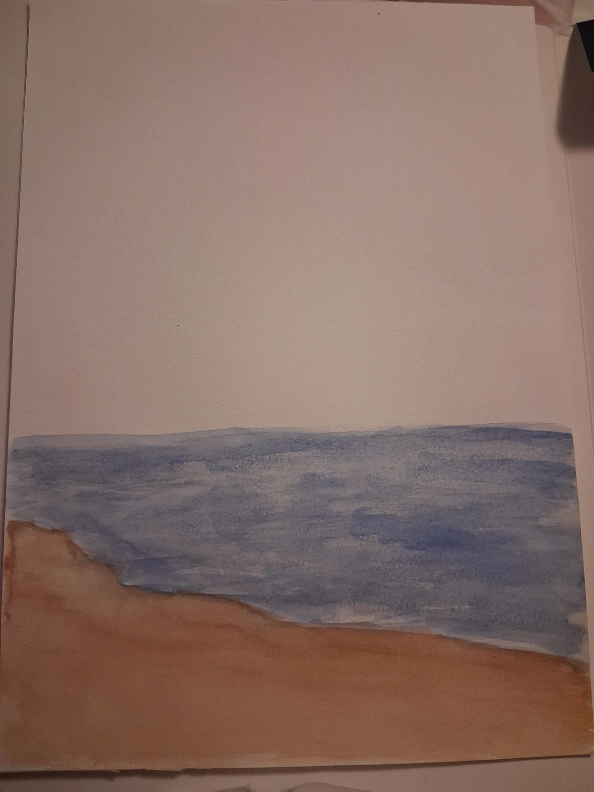 Akvarell Beach av Katja Tuovila